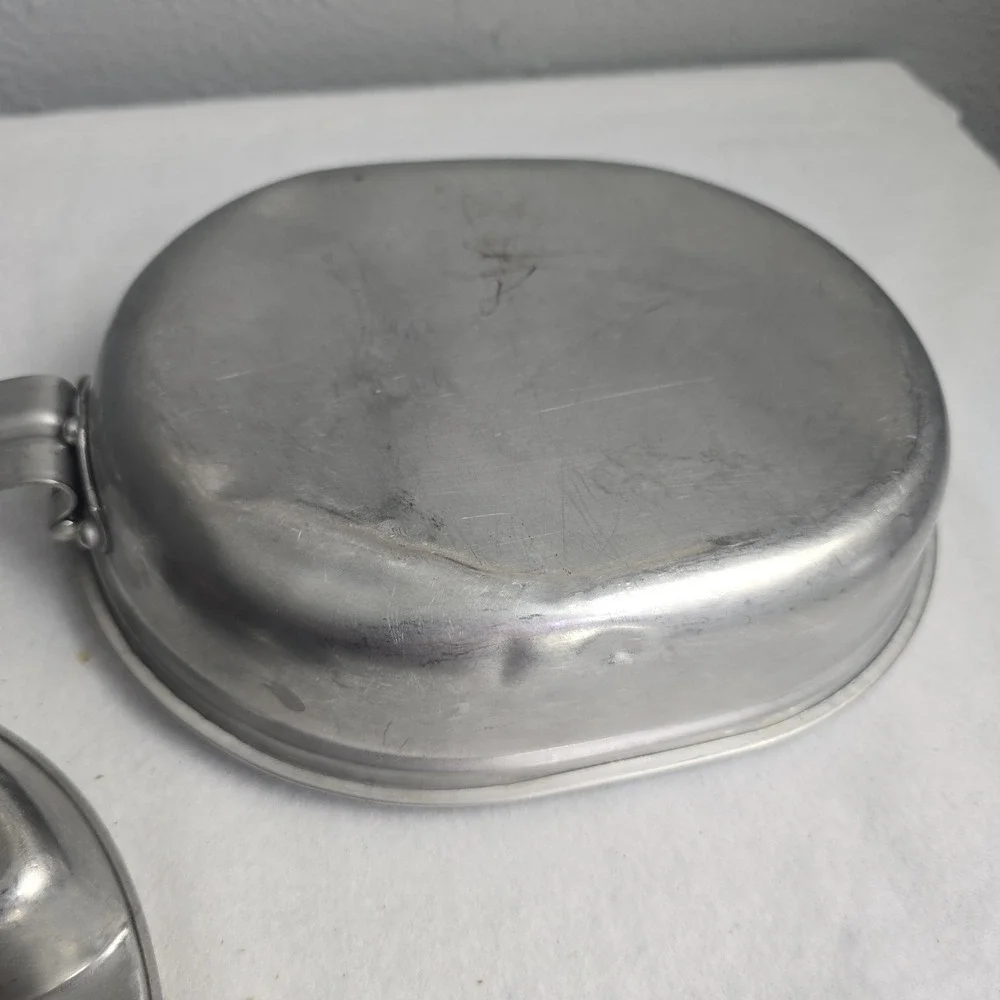 US Military Wyott Pan Field Gear Mess Kit Camping Vintage